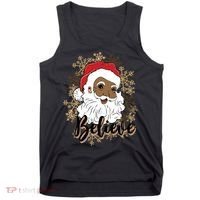 Black Believe Santa Claus Fun African American Santa Tank Top thumb 0