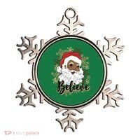 Black Believe Santa Claus Fun African American Santa Ornament thumb 0