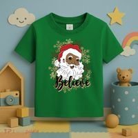 Black Believe Santa Claus Fun African American Santa Toddler T-Shirt thumb 3