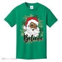 Black Believe Santa Claus Fun African American Santa Kids T-Shirt thumb 0