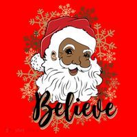 Black Believe Santa Claus Fun African American Santa Santa Hat thumb 1