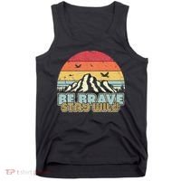 Be Brave Stay Wild Retro Style Outdoors Tank Top thumb 0