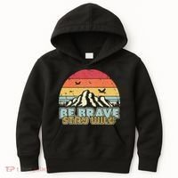 Be Brave Stay Wild Retro Style Outdoors Kids Hoodie thumb 0