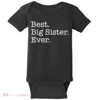Best Big Sister Ever Baby Bodysuit thumb 0