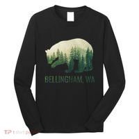 Bellingham Bear State Of Washington Pacific Nw Wildlife Long Sleeve Shirt thumb 0