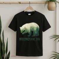 Bellingham Bear State Of Washington Pacific Nw Wildlife T-Shirt thumb 2