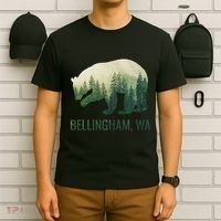 Bellingham Bear State Of Washington Pacific Nw Wildlife T-Shirt thumb 6