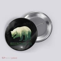 Bellingham Bear State Of Washington Pacific Nw Wildlife Button thumb 0