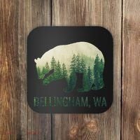 Bellingham Bear State Of Washington Pacific Nw Wildlife Coaster thumb 0
