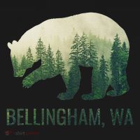 Bellingham Bear State Of Washington Pacific Nw Wildlife Mousepad thumb 1