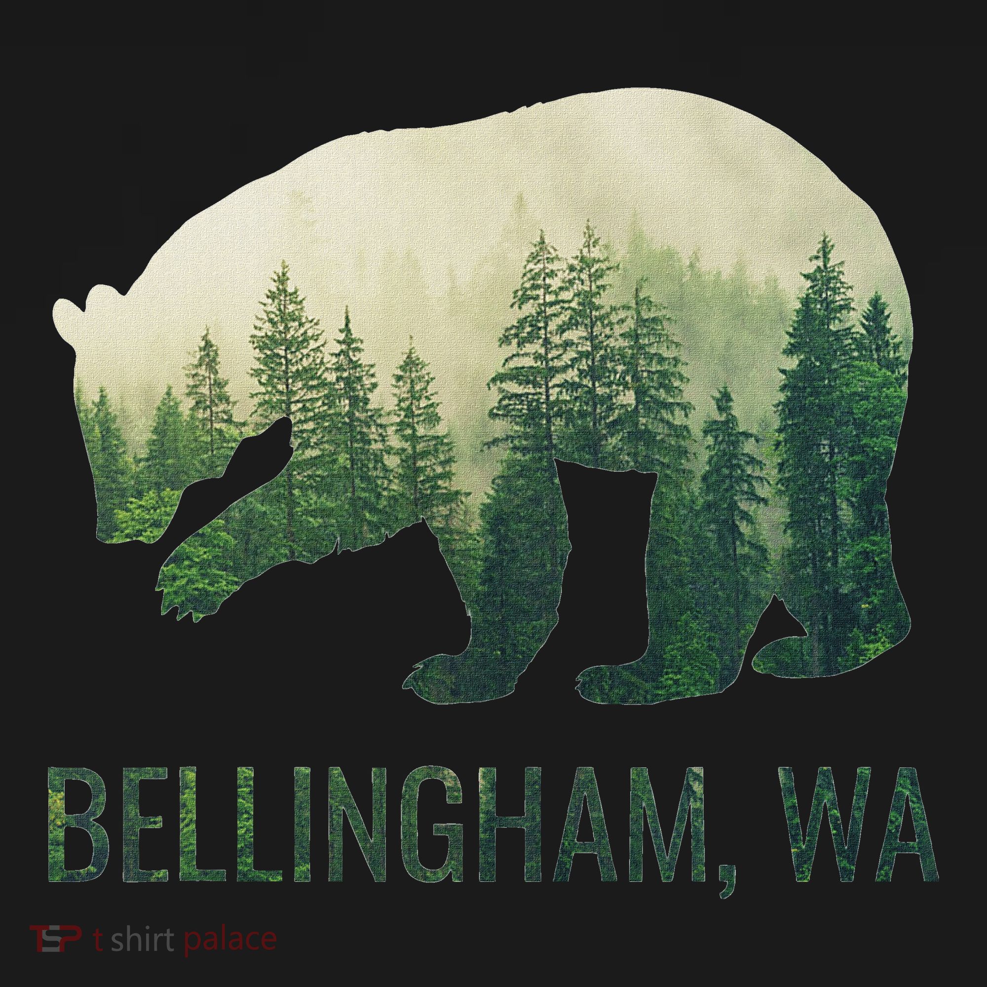 Bellingham Bear State Of Washington Pacific Nw Wildlife Mousepad