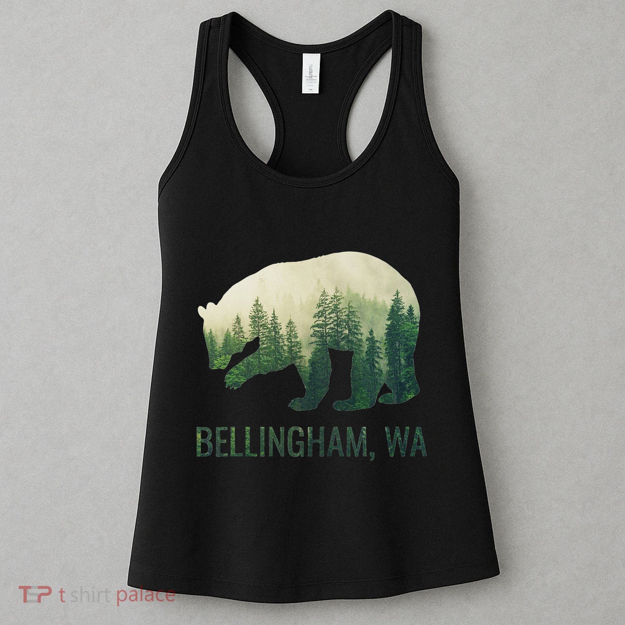 Bellingham Bear State Of Washington Pacific Nw Wildlife Women's Tank Top