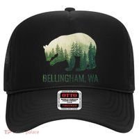 Bellingham Bear State Of Washington Pacific Nw Wildlife Hat thumb 0