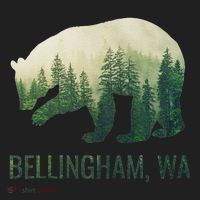 Bellingham Bear State Of Washington Pacific Nw Wildlife Hat thumb 2