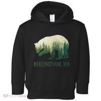 Bellingham Bear State Of Washington Pacific Nw Wildlife Toddler Hoodie thumb 0