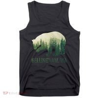 Bellingham Bear State Of Washington Pacific Nw Wildlife Tank Top thumb 0