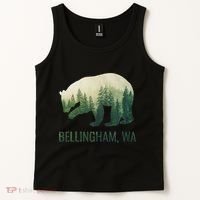Bellingham Bear State Of Washington Pacific Nw Wildlife Tank Top thumb 2