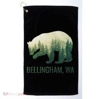Bellingham Bear State Of Washington Pacific Nw Wildlife Golf Towel thumb 0