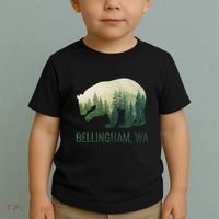 Bellingham Bear State Of Washington Pacific Nw Wildlife Toddler T-Shirt thumb 2