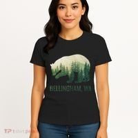 Bellingham Bear State Of Washington Pacific Nw Wildlife Women's T-Shirt thumb 4