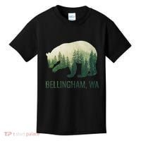 Bellingham Bear State Of Washington Pacific Nw Wildlife Kids T-Shirt thumb 0