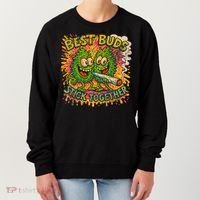 Best Buds Stick Together Marijuana Cannabis Weed Stoner Women's Sweatshirt thumb 0