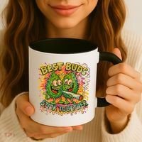 Best Buds Stick Together Marijuana Cannabis Weed Stoner Coffee Mug thumb 3