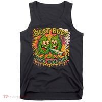Best Buds Stick Together Marijuana Cannabis Weed Stoner Tank Top thumb 0