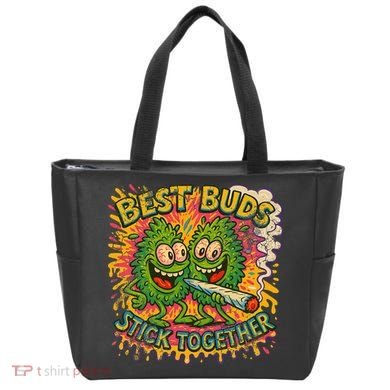 Best Buds Stick Together Marijuana Cannabis Weed Stoner Tote Bag