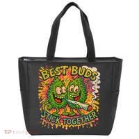 Best Buds Stick Together Marijuana Cannabis Weed Stoner Tote Bag thumb 0