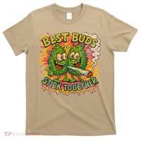 Best Buds Stick Together Marijuana Cannabis Weed Stoner T-Shirt thumb 0