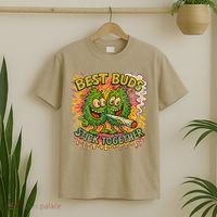 Best Buds Stick Together Marijuana Cannabis Weed Stoner T-Shirt thumb 2
