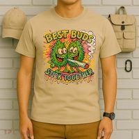 Best Buds Stick Together Marijuana Cannabis Weed Stoner T-Shirt thumb 6