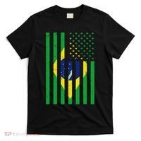 Brazil Brasil Soccer Usa America Flag Jersey Women T-Shirt thumb 0
