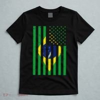 Brazil Brasil Soccer Usa America Flag Jersey Women T-Shirt thumb 5