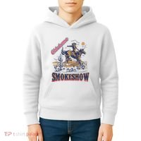 Boho Bull Skull Cow Oklahoma Smokeshow Western Country Kids Hoodie thumb 4