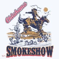 Boho Bull Skull Cow Oklahoma Smokeshow Western Country Kids Long Sleeve Shirt thumb 2