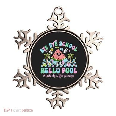 Bye Bye School Hello Pool Schools Out For Summer Teacher Ornament