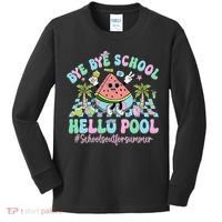 Bye Bye School Hello Pool Schools Out For Summer Teacher Kids Long Sleeve Shirt thumb 0