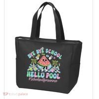 Bye Bye School Hello Pool Schools Out For Summer Teacher Tote Bag thumb 3