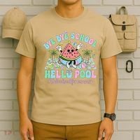 Bye Bye School Hello Pool Schools Out For Summer Teacher T-Shirt thumb 6
