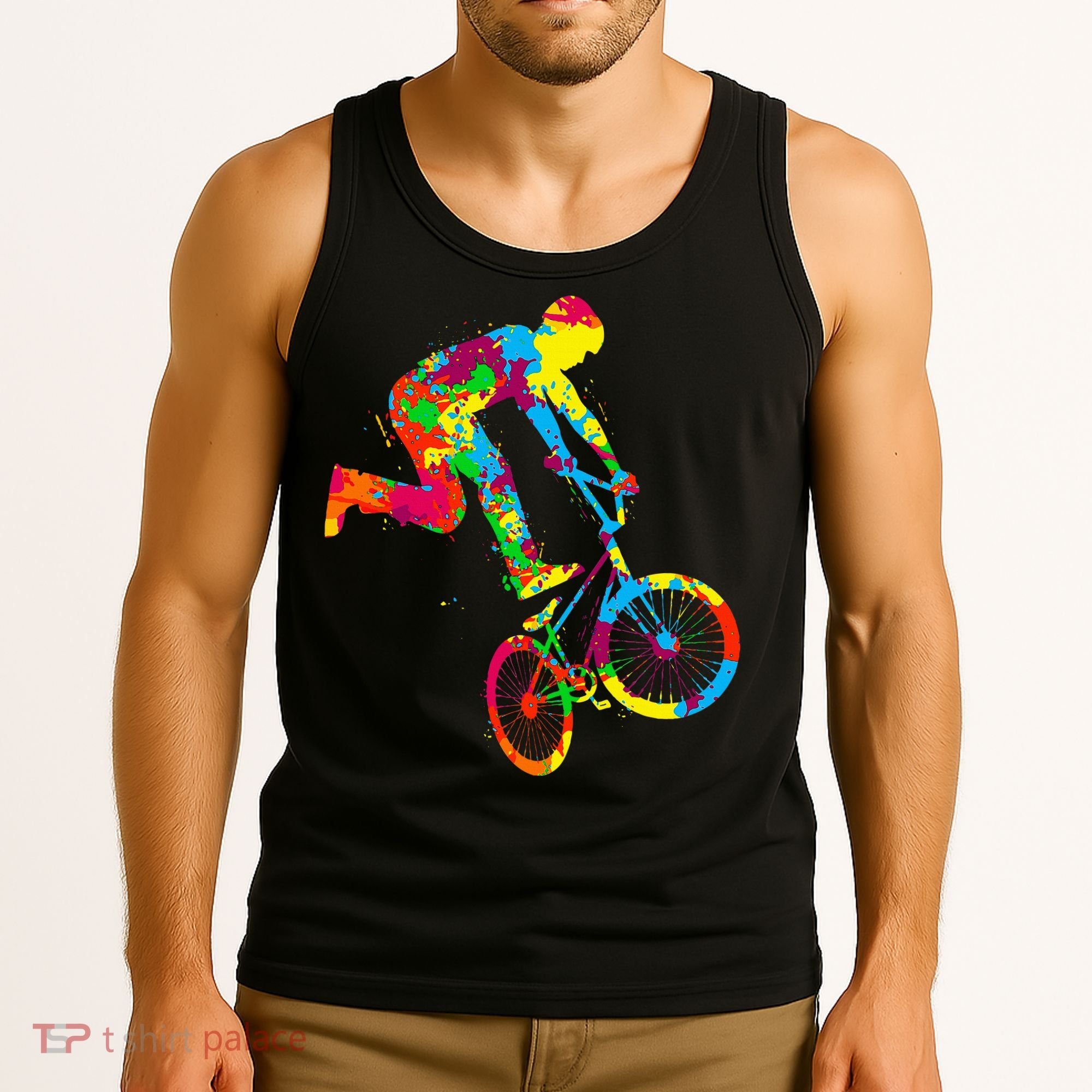Bmx Bike Stunt Rider Children Tank Top