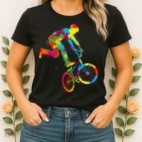 Bmx Bike Stunt Rider Children Women's T-Shirt thumb 2