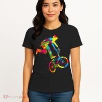 Bmx Bike Stunt Rider Children Women's T-Shirt thumb 4