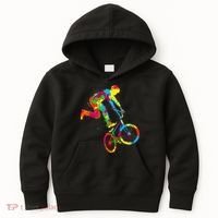 Bmx Bike Stunt Rider Children Kids Hoodie thumb 0