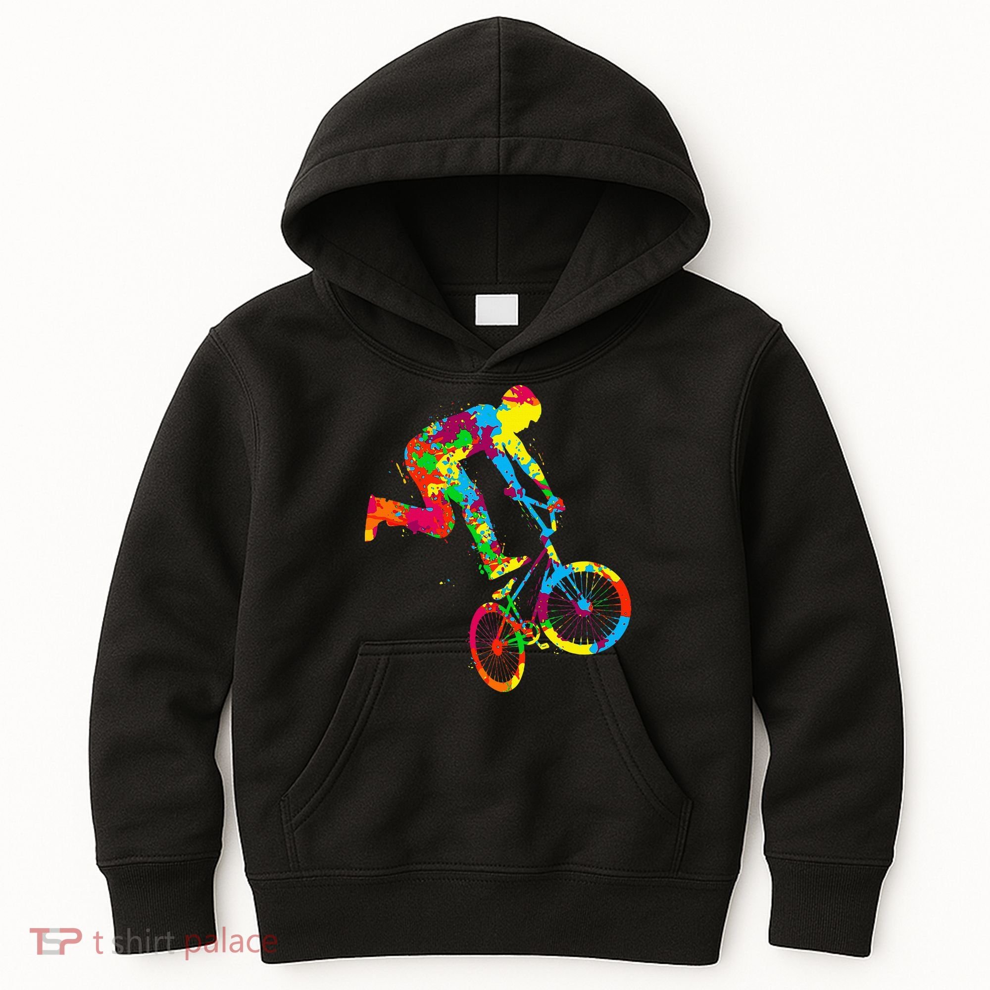 Bmx Bike Stunt Rider Children Kids Hoodie