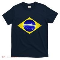 Brazil Brazilian Soccer Football Brazilian Flag T-Shirt thumb 0
