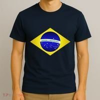 Brazil Brazilian Soccer Football Brazilian Flag T-Shirt thumb 3