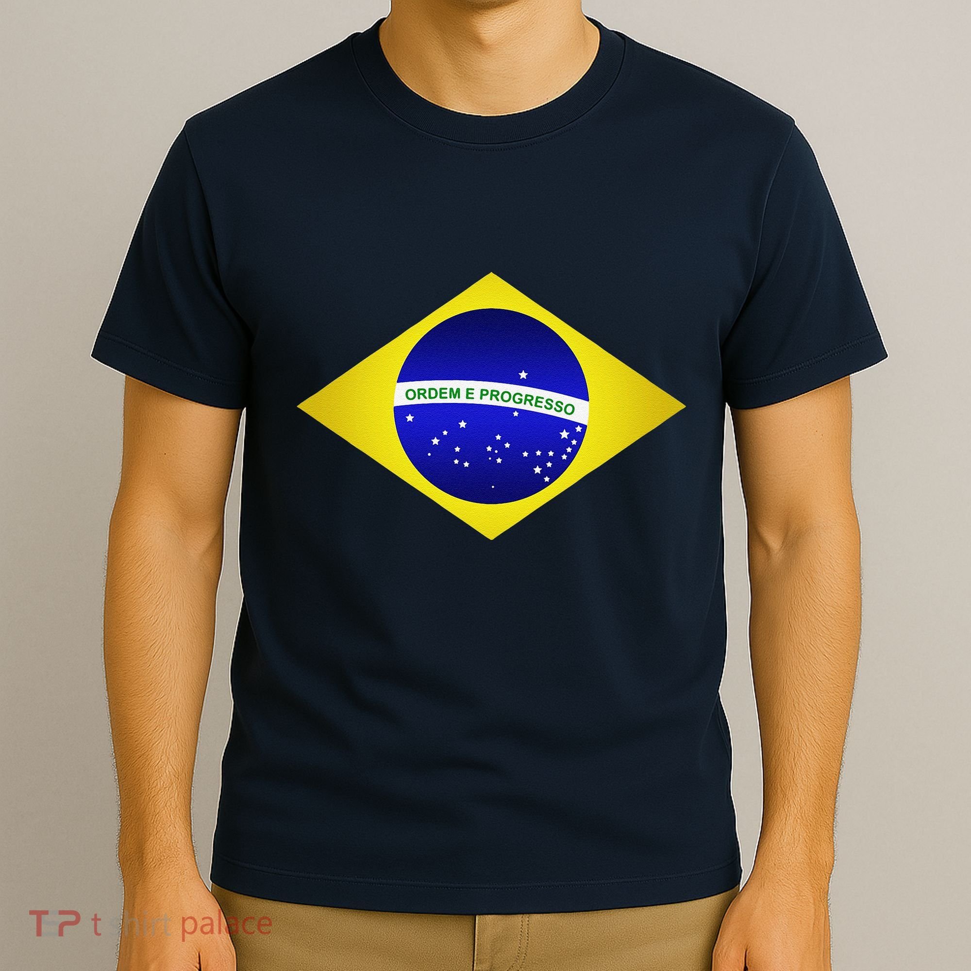 Brazil Brazilian Soccer Football Brazilian Flag T-Shirt