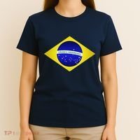 Brazil Brazilian Soccer Football Brazilian Flag T-Shirt thumb 4